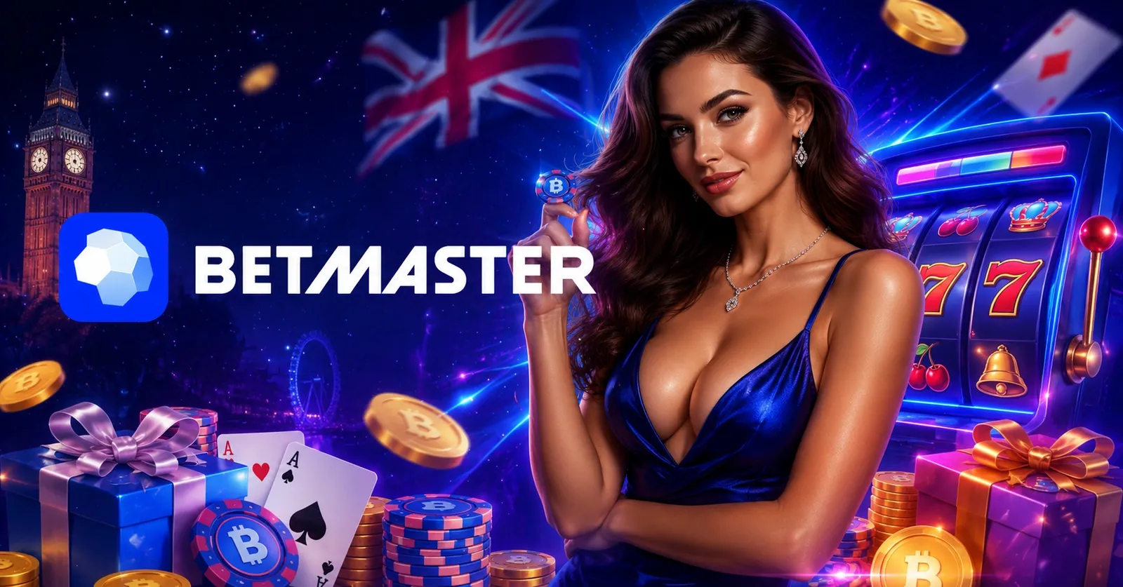 BetMaster welcome banner for UK players